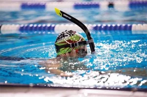 Snorkeling on Pool Swing
